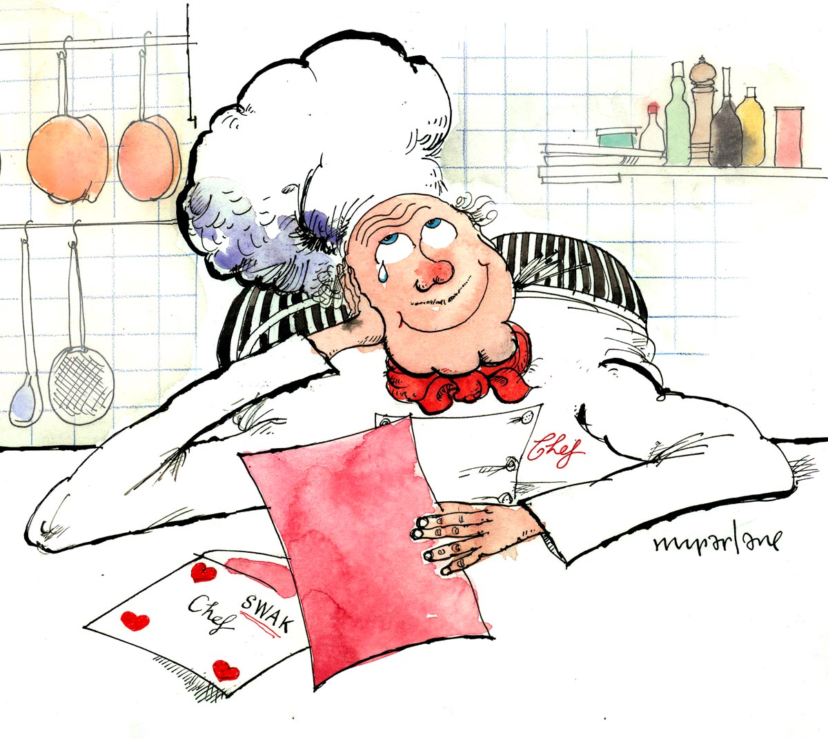 Romantic Menu Website Image